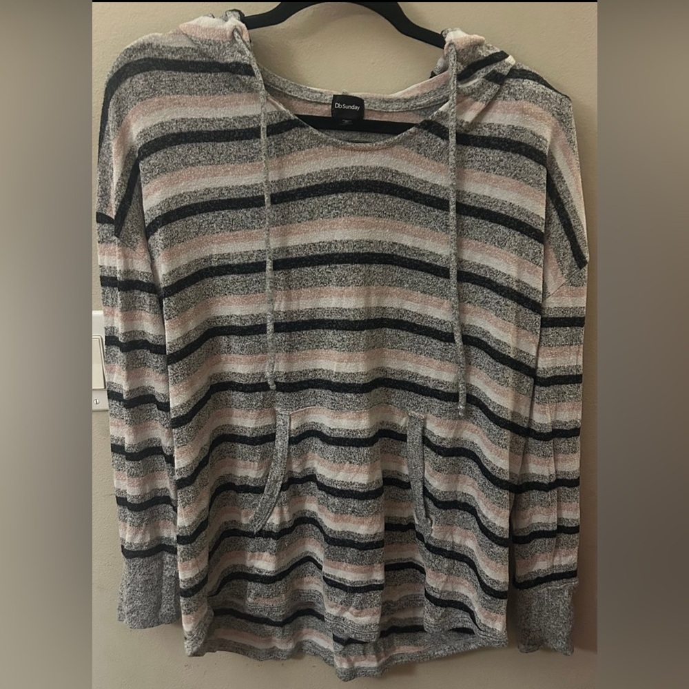 Striped Hooded Sweater